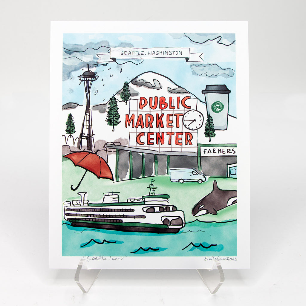 Seattle Canvas - 16x20 – Venue Ballard