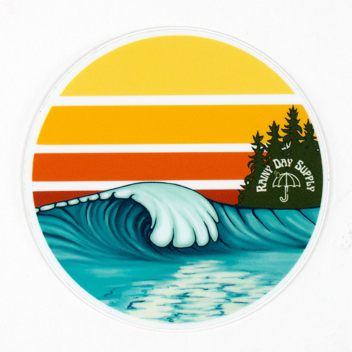 Retro Wave Sticker – Venue Ballard